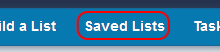 Salestracker - Saved Lists Button