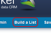 Salestracker Support - Build a List Button